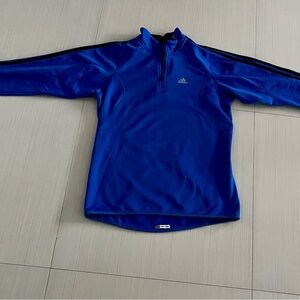 Adidas Royal Blue Half-Zip Pullover